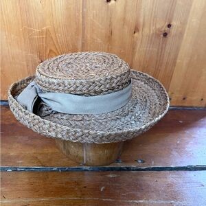 Helen Kaminski Natural Straw Braided Hat